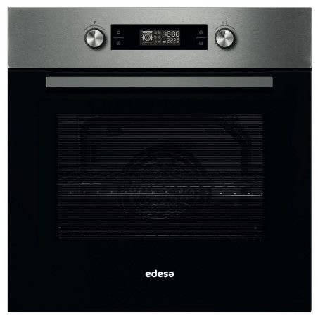 Horno Edesa EOE8411PX, multif., piro, 70l, negro