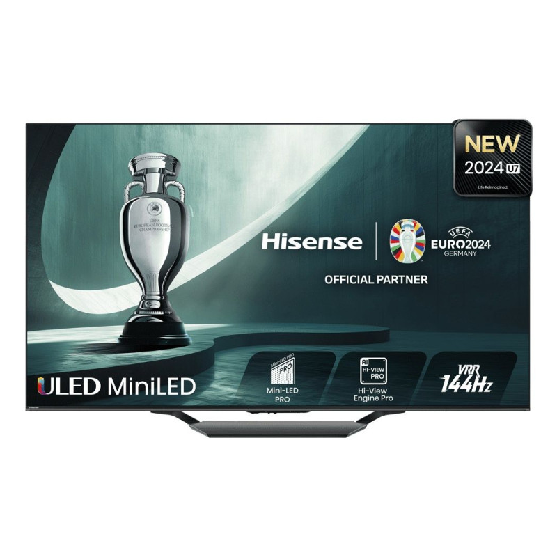 Tv Hisense 55U7NQ, miniled, 144Hz VRR 240 fps, Dol