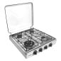 Hornillo Vitrokitchen 452BB, 4 fuego, Gas, Triple