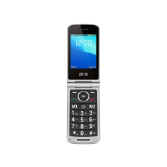 Prince 4G 7,11 cm (2.8) 130 g Negro, Plata Teléfono para personas mayores