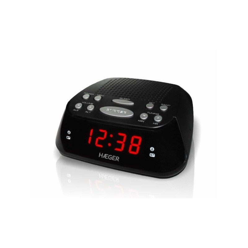 Radio Reloj Despertador Haeger RA06B005B, nooze di