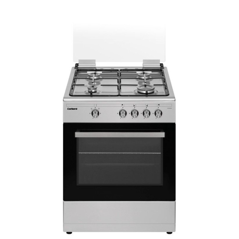 Cocina Corbero CCSF60420BX, 4 fuegos, 60cm, Inox,