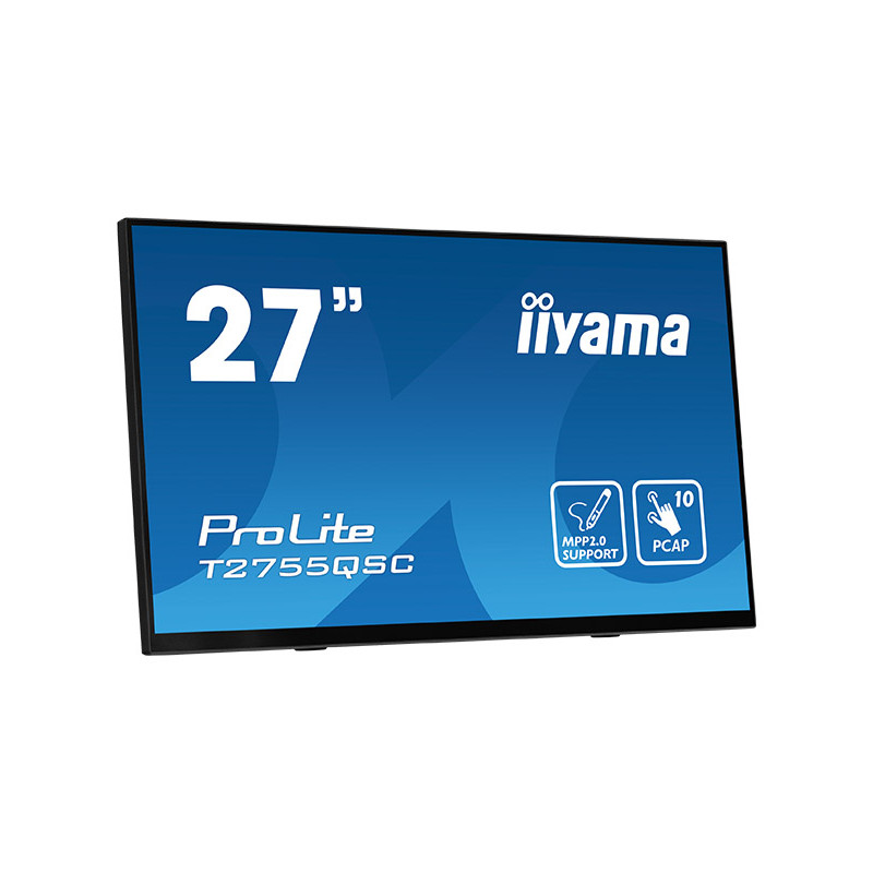 ProLite T2755QSC-B1 pantalla para PC 68,6 cm (27) 2560 x 1440 Pixeles Full HD LCD Pantalla táctil Negro