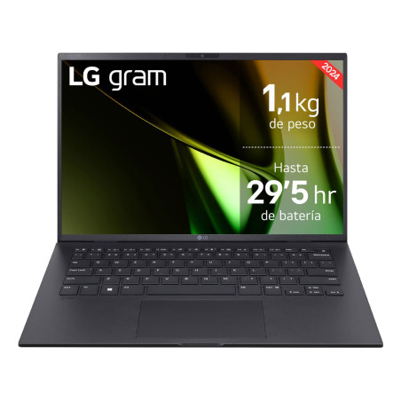 Gram 14Z90S Intel Core Ultra 5 125H Portátil 35,6 cm (14) WUXGA 16 GB LPDDR5-SDRAM 512 GB SSD Windows 11 Pro Negro