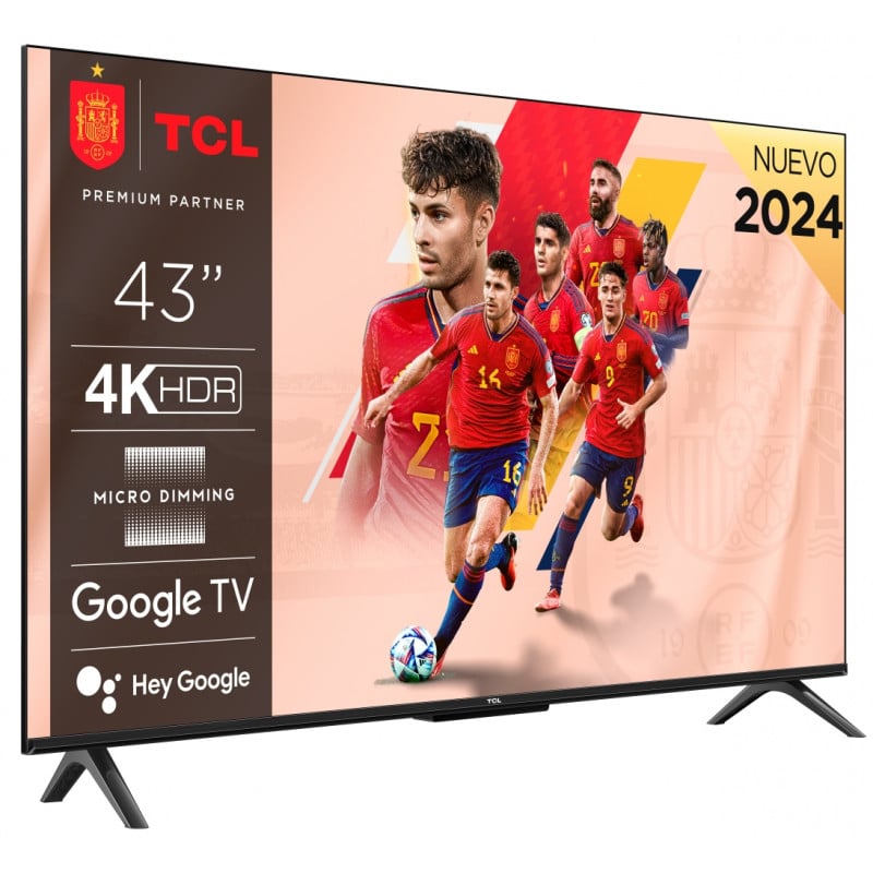 TV TCL 43P61B 43\" 4K HDR GOOGLE TV,MASTER 2.0