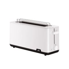 Tostador Braun HT1110WH, 1 ranura larga, blanco