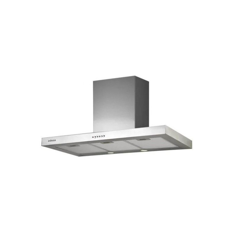 Campana D. Edesa ECB6611X, 60cm, 645M3/h, Inox
