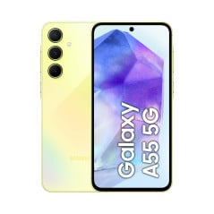 Galaxy A55 5G SM-A556 16,8 cm (6.6) Ranura híbrida Dual SIM Android 14 USB Tipo C 8 GB 128 GB 5000 mAh Amarillo