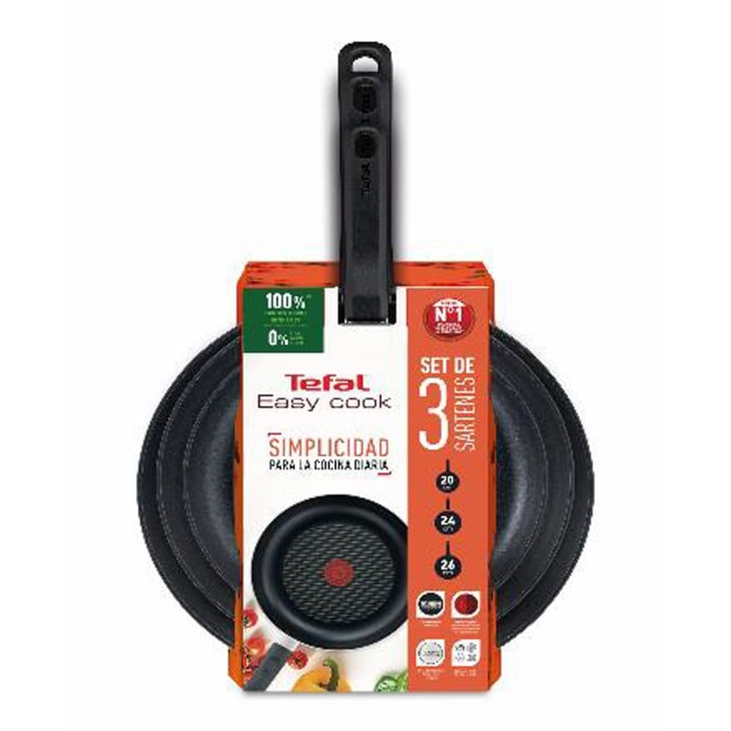 Set santen Tefal C422S3A, 3 (20,24,26cm)easy cook