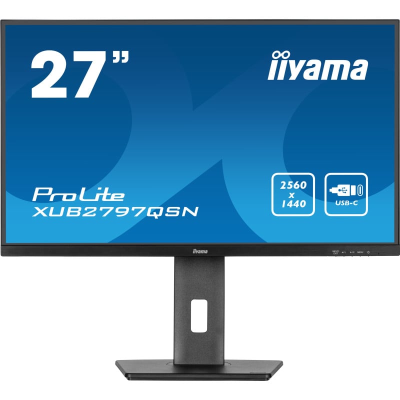 ProLite XUB2797QSN-B2 pantalla para PC 68,6 cm (27) 2560 x 1440 Pixeles 2K Ultra HD LED Negro