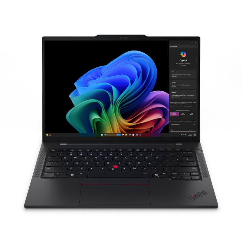 ThinkPad T14s Gen 6 (Snapdragon) Qualcomm Snapdragon X1E-78-100 Portátil 35,6 cm (14) Pantalla táctil WUXGA 32 GB LPDDR5x-SDRA