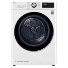 Secadora LG RH90V5AV6N, 9kg, D, Blanca, bomba calo