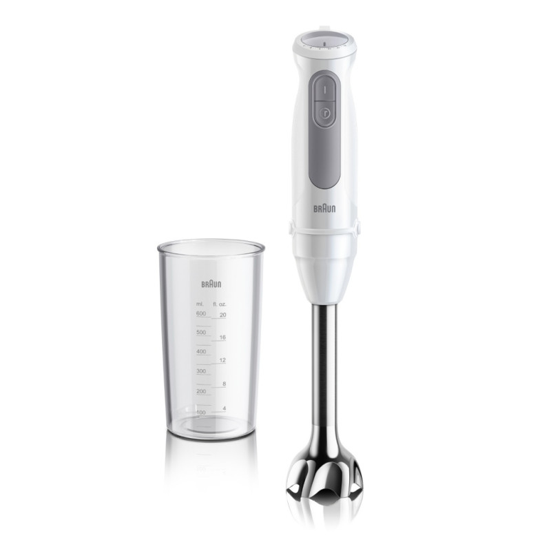 Batidora Brazo Braun MQ50001MWH, 1000w, vaso