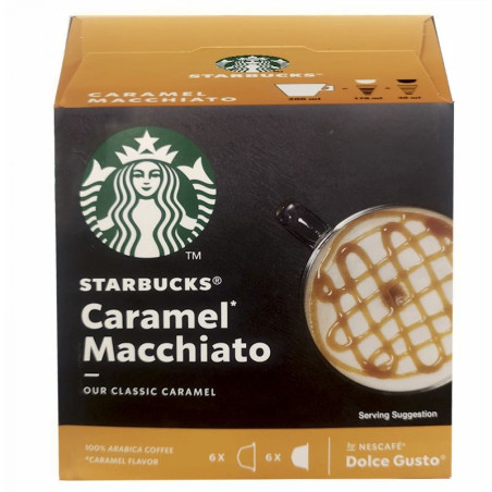 Capsula Starbucks DG Caramel Macchiato Medio, 1 ca