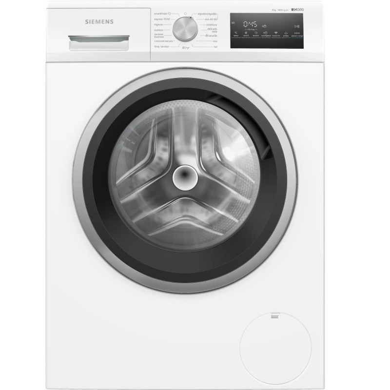 Lavadora Siemens WM14N290EP, 9kg, 1400rpm, A, Blan