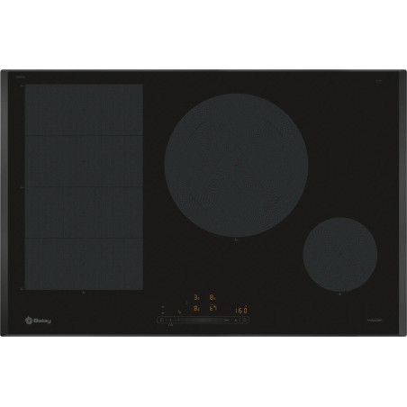 Induccion Balay 3EB989LH, 3 zonas, 80cm, Biselada