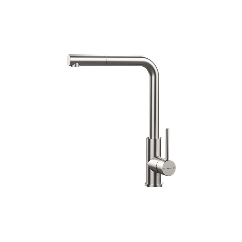 Grifo Monomando Teka UNI9331 INOX PULIDO, Extraibl