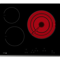 Vitroceramica Fagor 3VFT330AS, 3 zonas, 60cm, bise