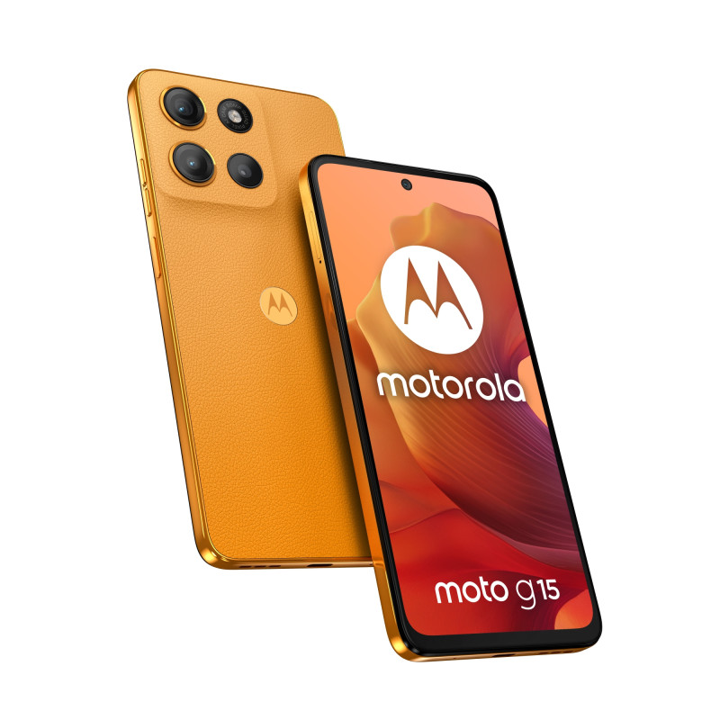moto g15 17,1 cm (6.72) SIM doble Android 15 4G USB Tipo C 8 GB 256 GB 5200 mAh Naranja