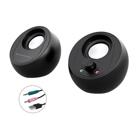 BJORN01B altavoz De 2 vías Negro Inalámbrico y alámbrico 10 W