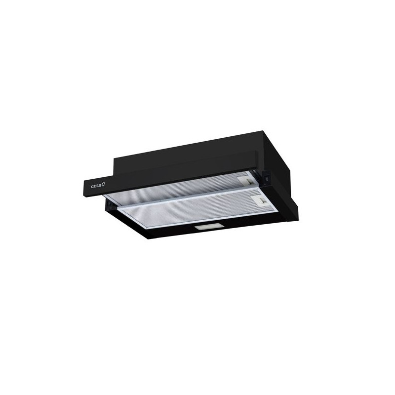 Campana Cata TFB5160BK, telescopica, 60cm, negro,