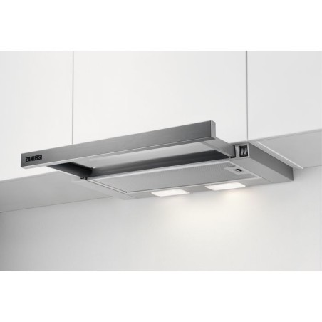 Campana Zanussi ZHP60260SA, 60cm, 280m3/h, Extraib