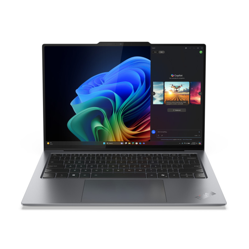 ThinkPad X9-14 Gen 1 Copilot+ PC Intel Core Ultra 7 258V Portátil 35,6 cm (14) Pantalla táctil 2.8K 32 GB LPDDR5x-SDRAM 1 TB SSD Wi-Fi 7 (802.11be) Windows 11 Pro Español Gris
