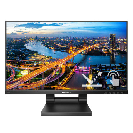 B Line 222B1TC/00 pantalla para PC 54,6 cm (21.5) 1920 x 1080 Pixeles Full HD LED Pantalla táctil Negro