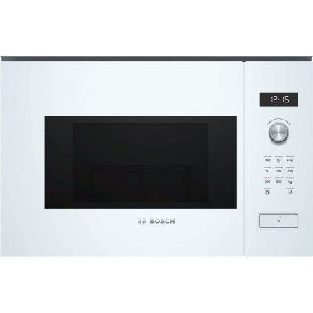 Microondas Bosch BFL524MW0, 20L, blanco, Integ