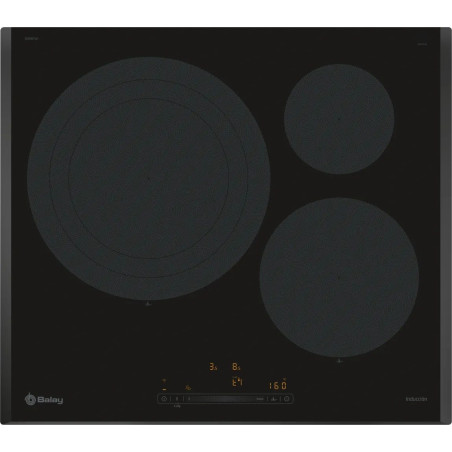 Induccion Balay 3EB967LH, 3 zonas, 60cm, Biselada