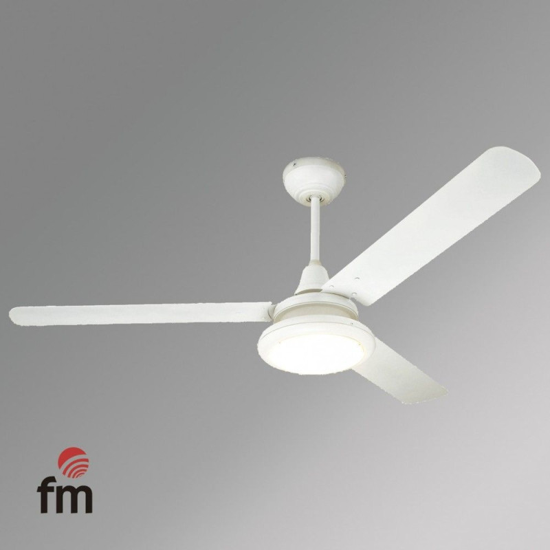 Ventilador Techo FM VTI1140L, 140cm, Luz LED, Mand