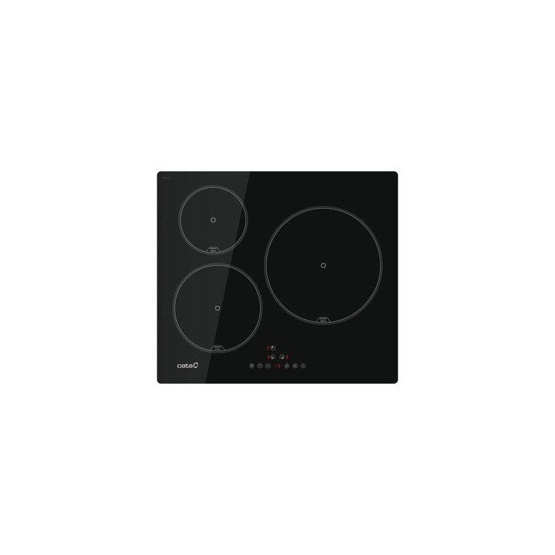 Inducción Cata IB6303E2BK, 3zonas, XL 28cm, 7,1Kw