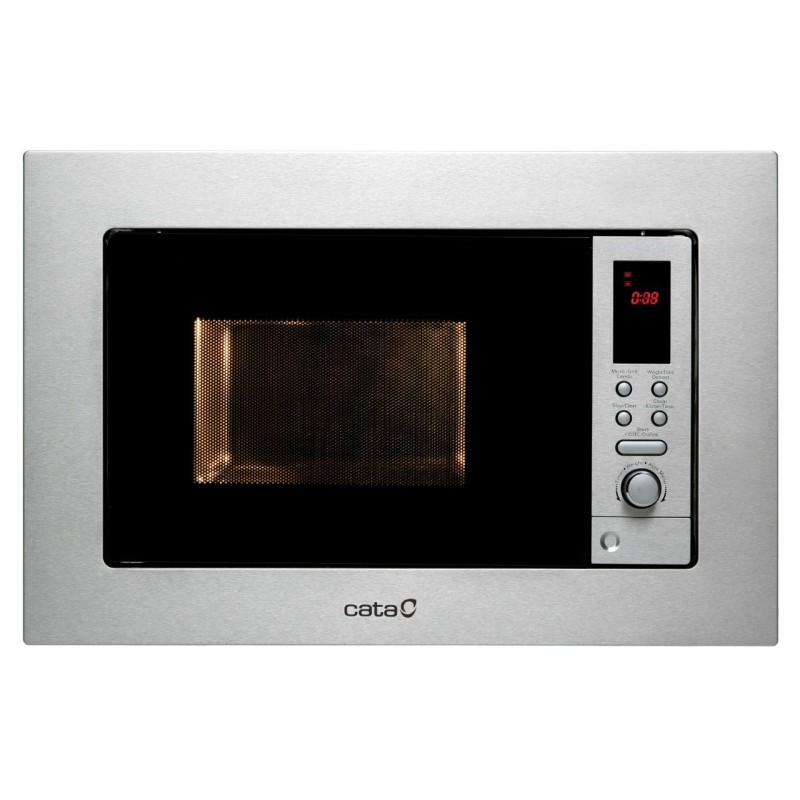 Microondas Cata MC20D, 20L, Inox, digital, Grill