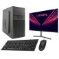 Core Work Intel Core i3 14100/16GB/1TB SSD Nvme Negro Windows 11 + Monitor 24 Teclado y ratón