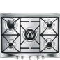 Encimera Smeg SR275XGH2, Gas, Inox, 5 Zonas de coc