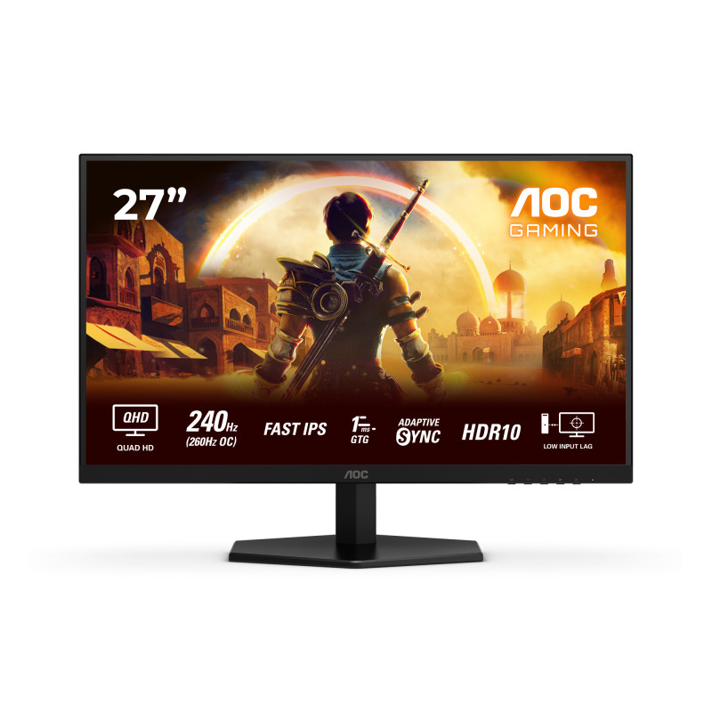 G4 Q27G42ZE pantalla para PC 68,6 cm (27) 2560 x 1440 Pixeles Quad HD LCD Negro, Rojo