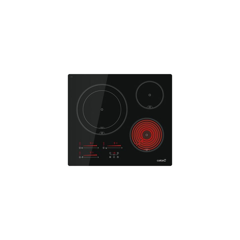 Vitroceramica Cata TDM6003, 3zonas, touch control