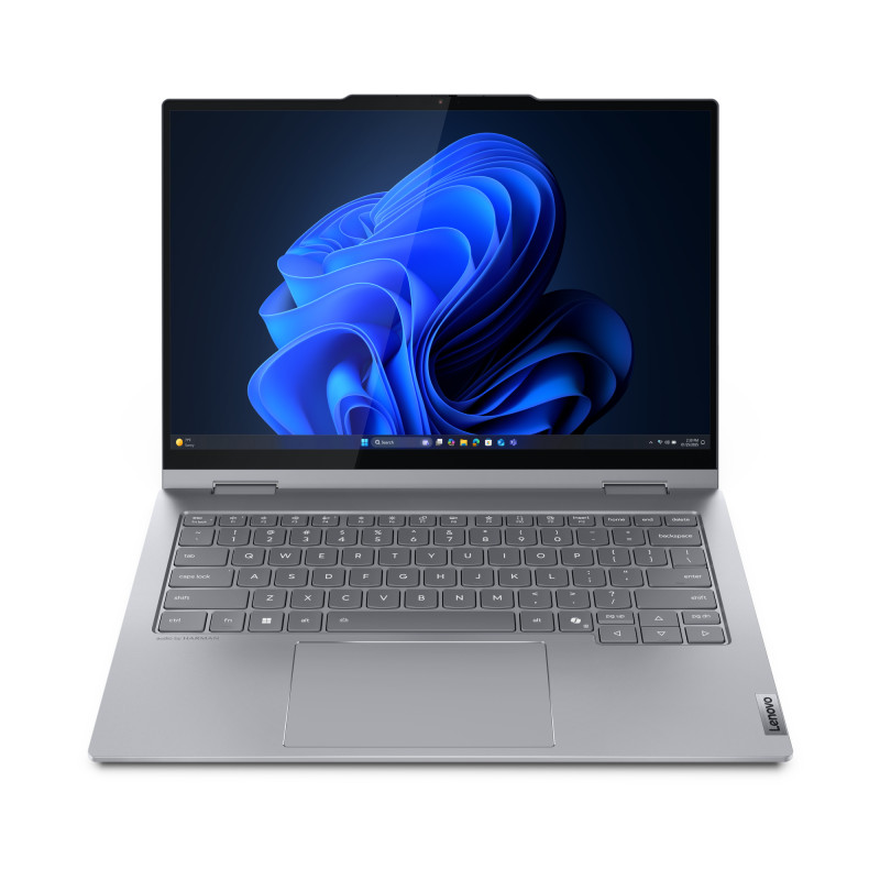ThinkBook 14 2-in-1 G5 IAU Intel Core Ultra 7 255U Híbrido (2-en-1) 35,6 cm (14) Pantalla táctil WUXGA 32 GB DDR5-SDRAM 512 GB SSD Wi-Fi 6E (802.11ax) Windows 11 Pro Español Gris