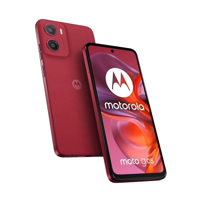moto g05 16,9 cm (6.67) SIM doble Android 15 4G USB Tipo C 4 GB 256 GB 5200 mAh Rojo
