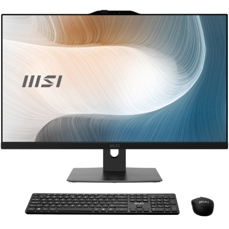 MODERN AM272P 1M-1096ES All-in-One PC Intel Core 7 150U 68,6 cm (27) 1920 x 1080 Pixeles PC todo en uno 16 GB DDR5-SDRAM 500 GB SSD Windows 11 Home Wi-Fi 6E (802.11ax) Negro