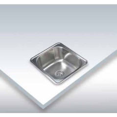 Fregadero Cata CSS601, Inox, 1C, 60,9x50,9cm