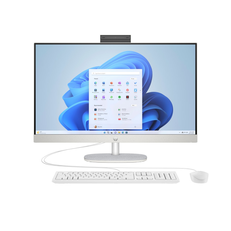 All-in-One 27-cr0106ns Intel® Core i3 i3-1315U 68,6 cm (27) 1920 x 1080 Pixeles Pantalla táctil PC todo en uno 8 GB DDR4-SDRAM 512 GB SSD Windows 11 Home Wi-Fi 6 (802.11ax) Blanco