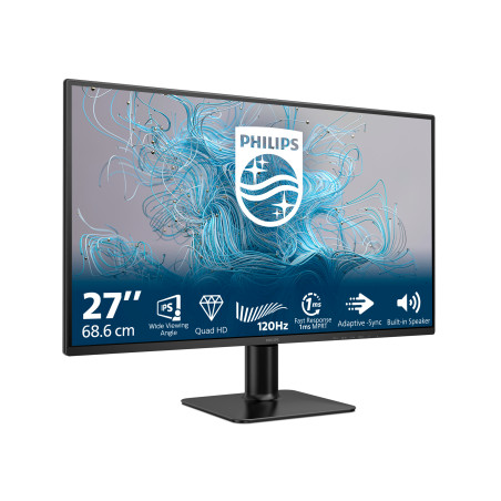 2000 series 27E2N2500/00 pantalla para PC 68,6 cm (27) 2560 x 1440 Pixeles Quad HD LCD Negro