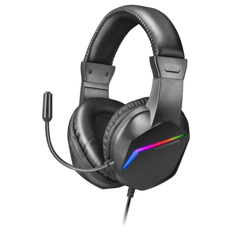 Auriculares C/Microfono Mars Gaming Mh122 Usb Negb