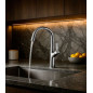 Grifo monomando Nova FR41, extraible, modelo grey