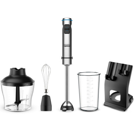 Batidora Brazo Grunkel BM1500SET, 1500W, XL, Accs
