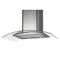 Campana Decorativa Cata GAMMA900, Inox-Cristal,