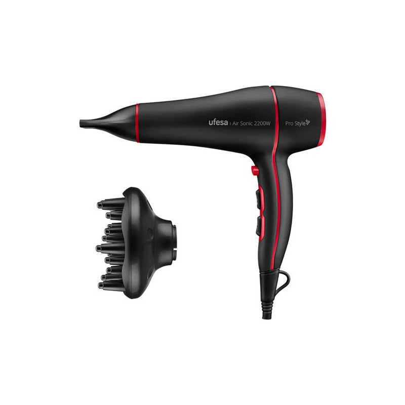 Secador pelo Ufesa AIRSONIC, 2200w, 2 velocidades,