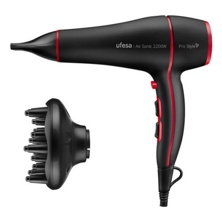 Secador pelo Ufesa AIRSONIC, 2200w, 2 velocidades,