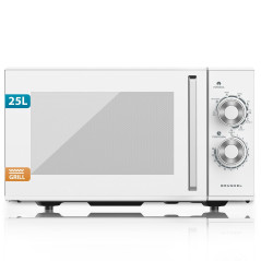 Microondas Grunkel MWG20MG, 20L, 700W, Grill, Blan